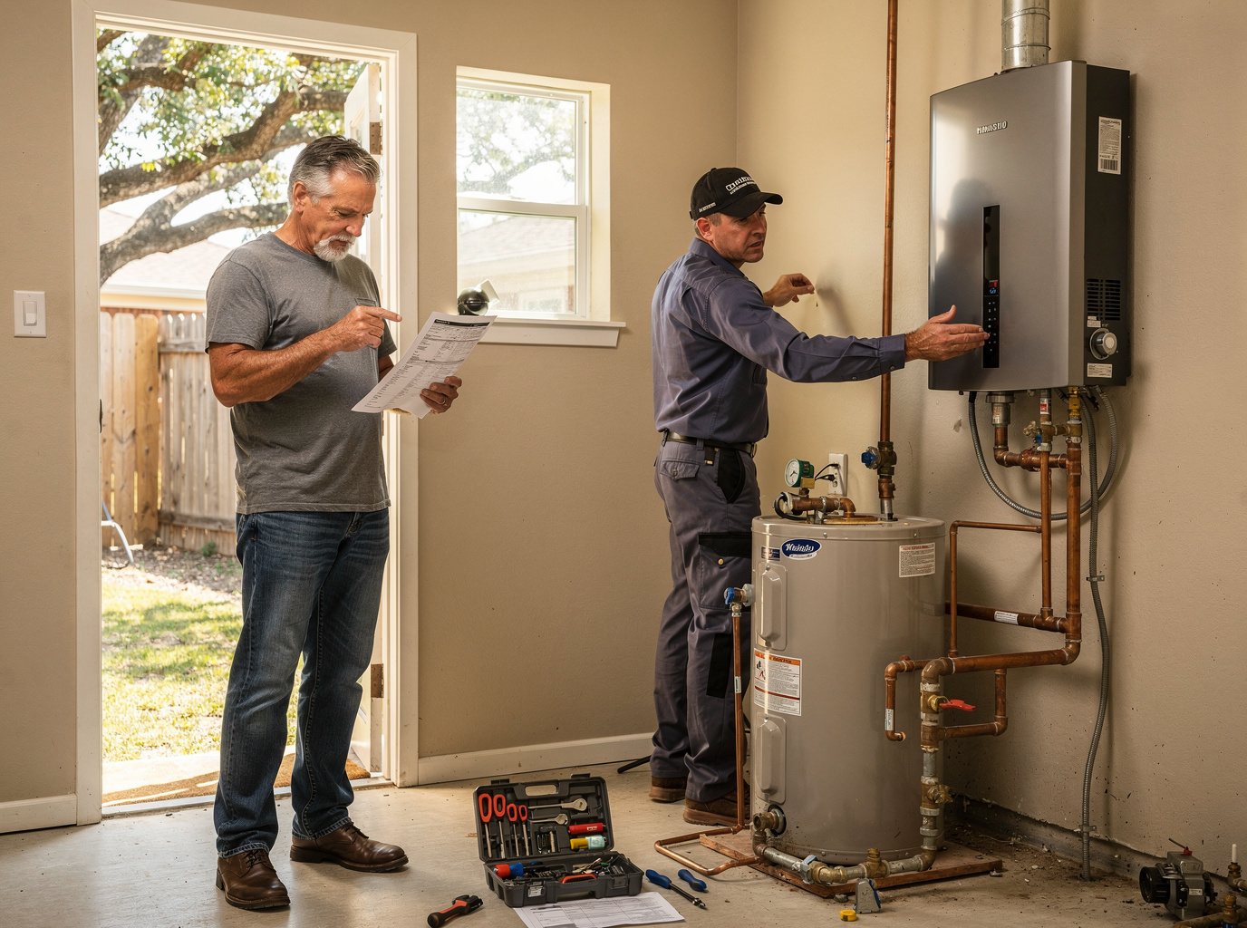 Water Heater Replacement in Dallas, TX 75201